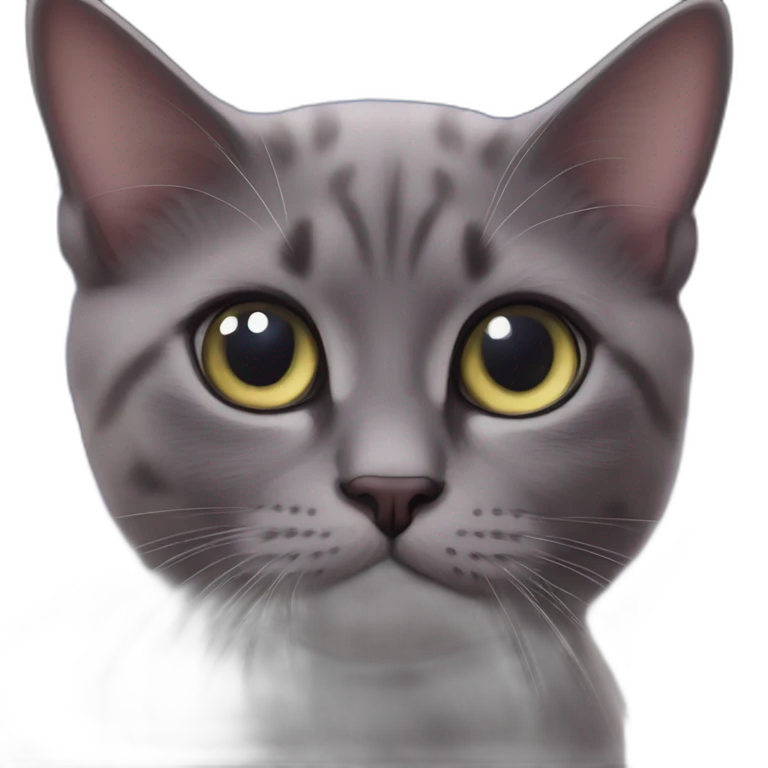 little surprising cat face on spreading out nebula emoji