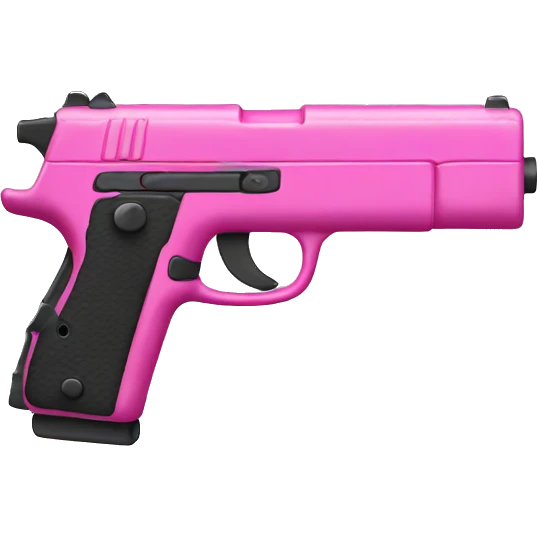 Pink gun emoji