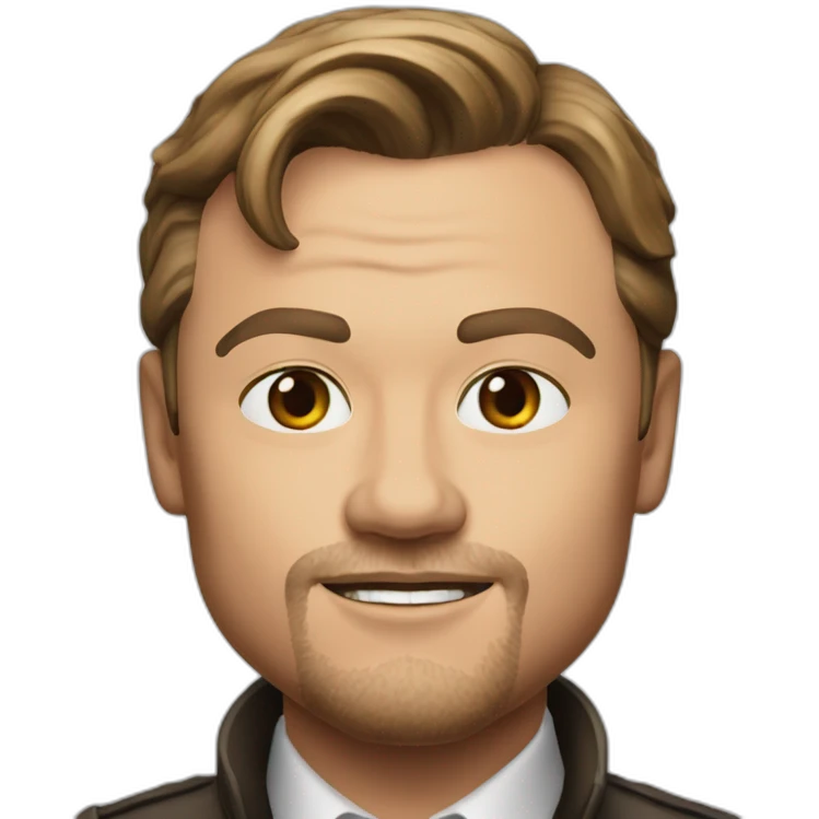 Actor Leonardo Di Caprio real emoji