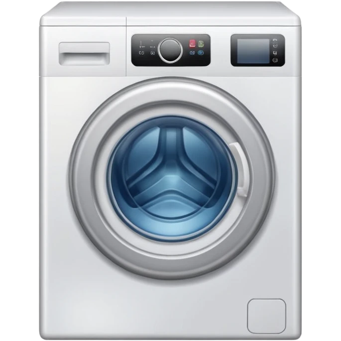 filled with laundry washing machine emoji