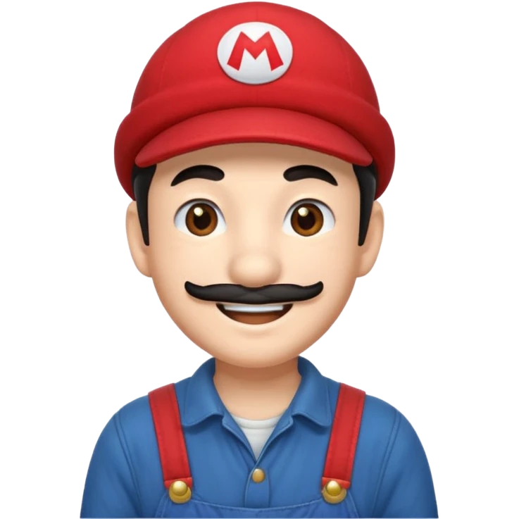 asian super mario emoji