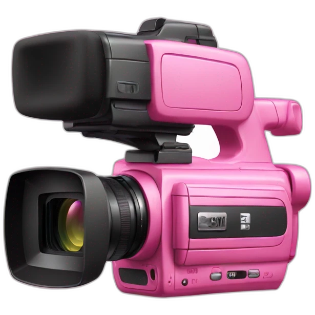 pink camcorder emoji