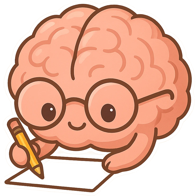 Brainwrote without text emoji