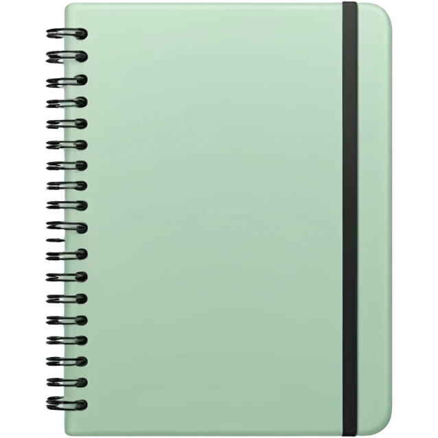 pale green note book emoji