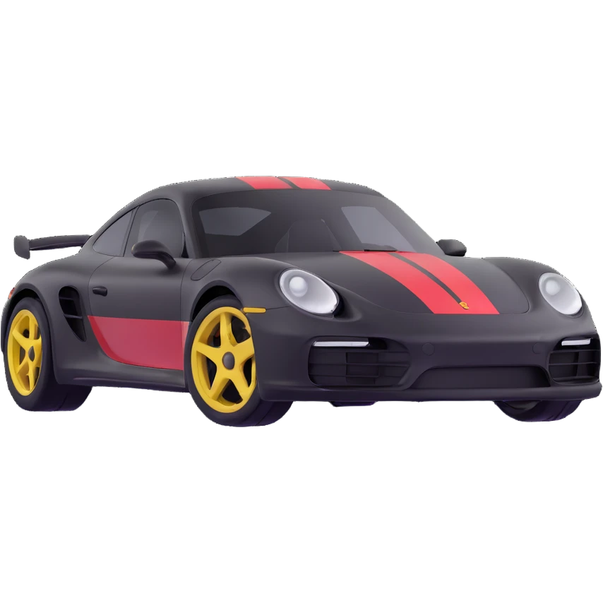 porsche sports car emoji