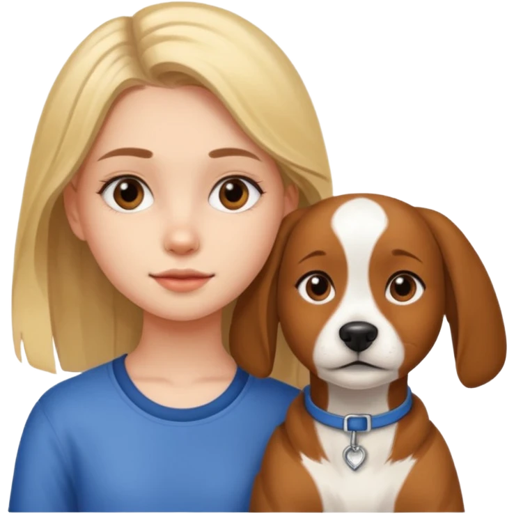 Một cái tầm 15 tuổi xinh đẹp như thiên thần và người yêu chó emoji