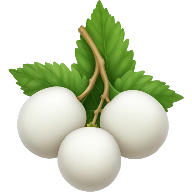 White Berry  emoji