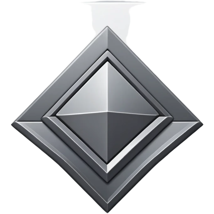 simmetry rhombus icon grey iron emoji