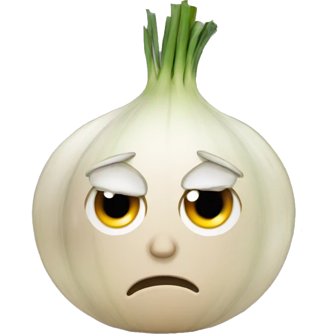 Crying onion emoji