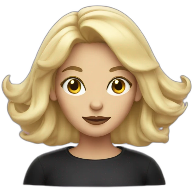 Witch with blonde hair emoji
