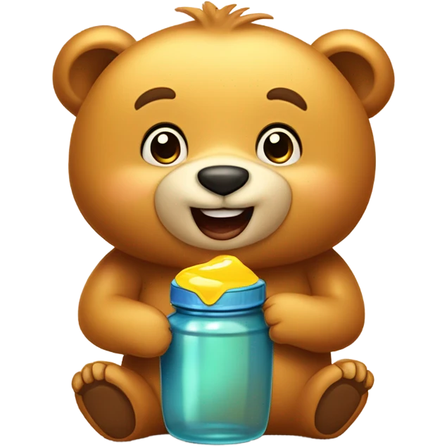 Honey bear  emoji