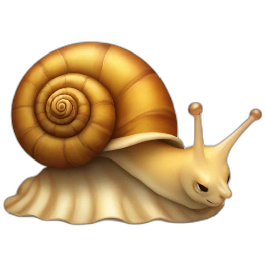 snail curled up in its shell emoji