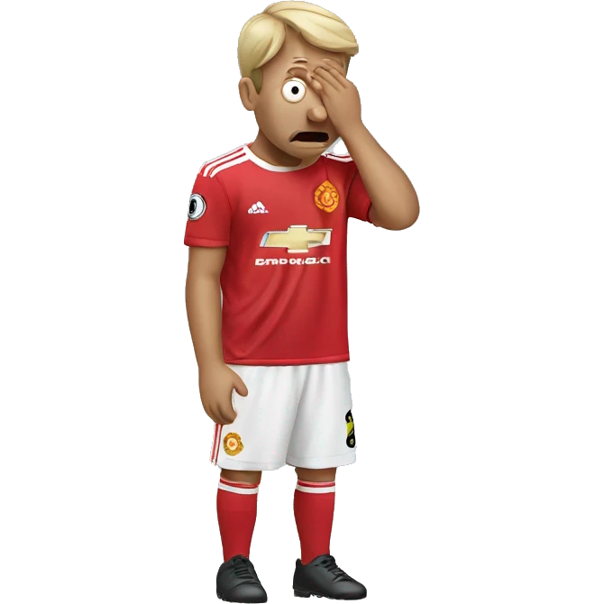 Man United fan crying emoji