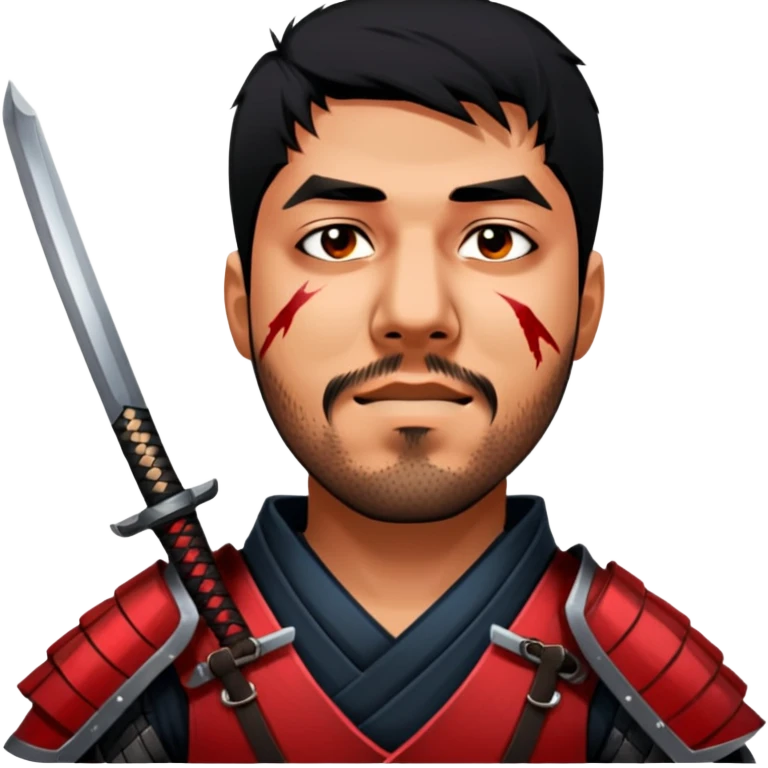 Battle-Ready Samurai emoji