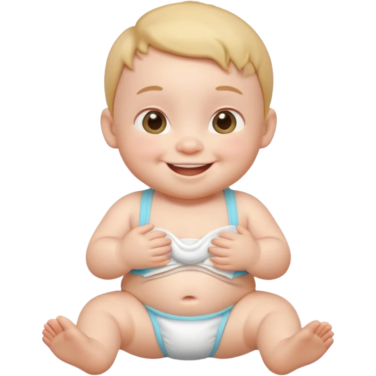3d baby Cartoon  emoji
