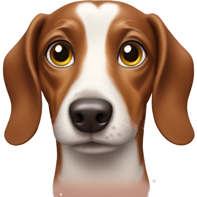 christmas weiner dog emoji