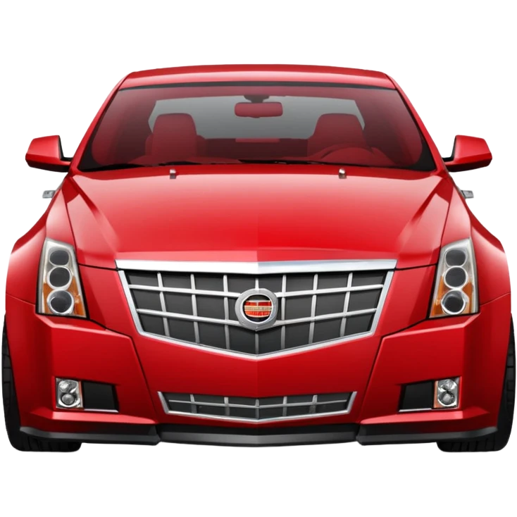 2009 red Cadillac CTS wide body emoji