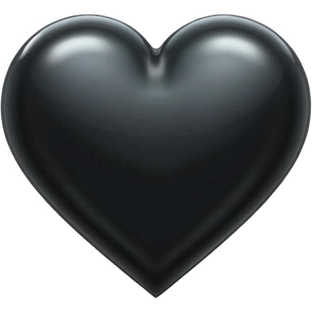 Create an emoji featuring a black heart 🖤 inside a thought bubble 💭 emoji