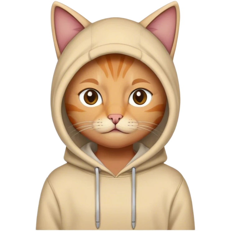 Cat hoody emoji