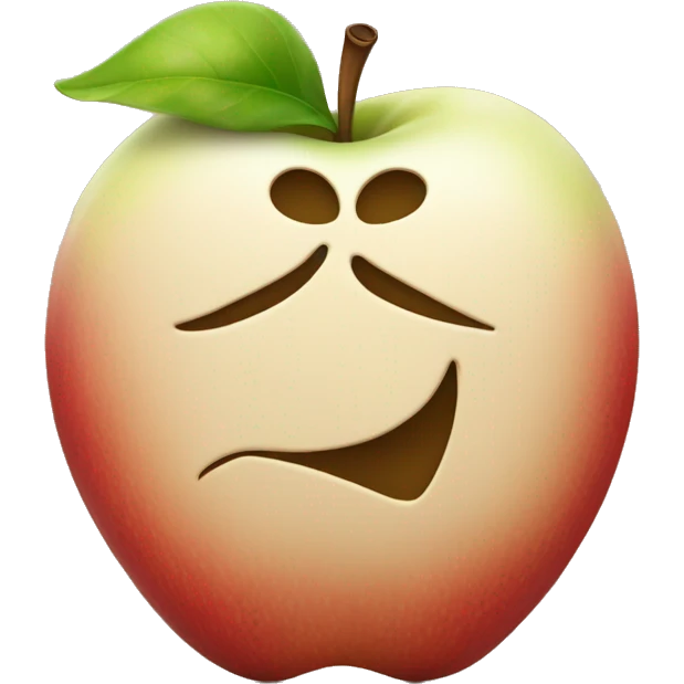 Un emoji Apple qui rigole avec des larme en forme de cœur  emoji