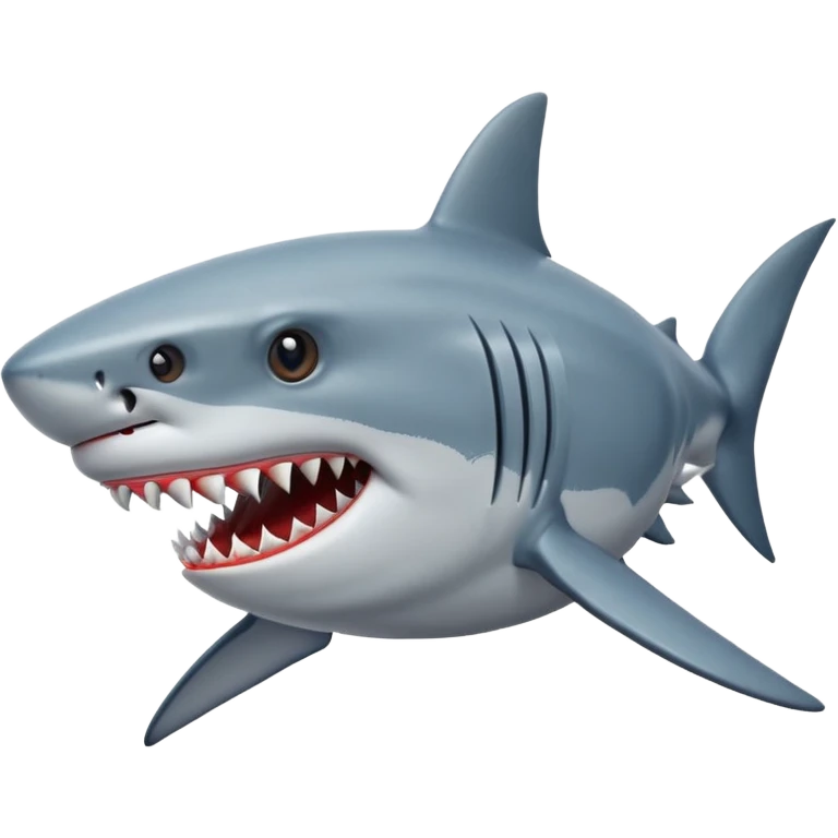 Shark with a blunt in its mouth emoji