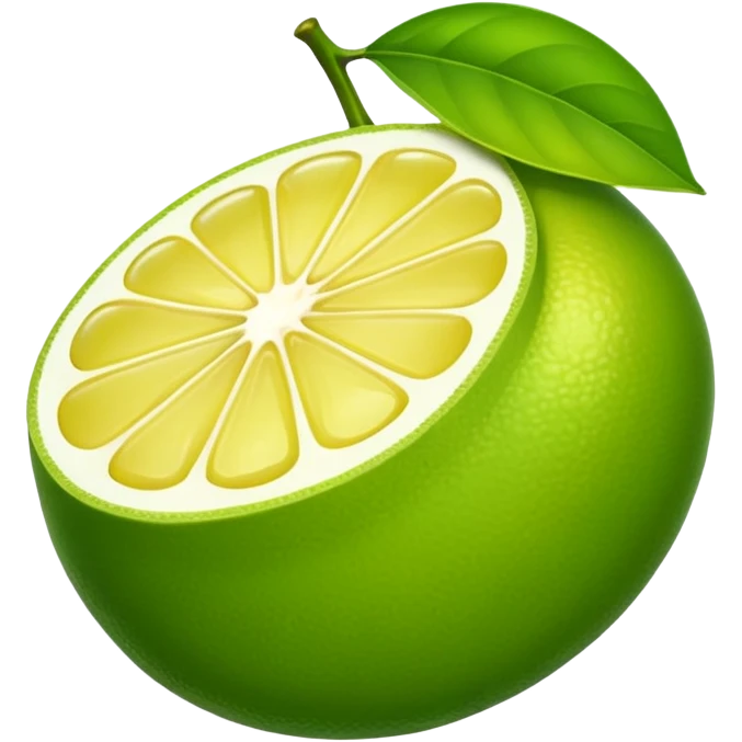 green lemon  emoji