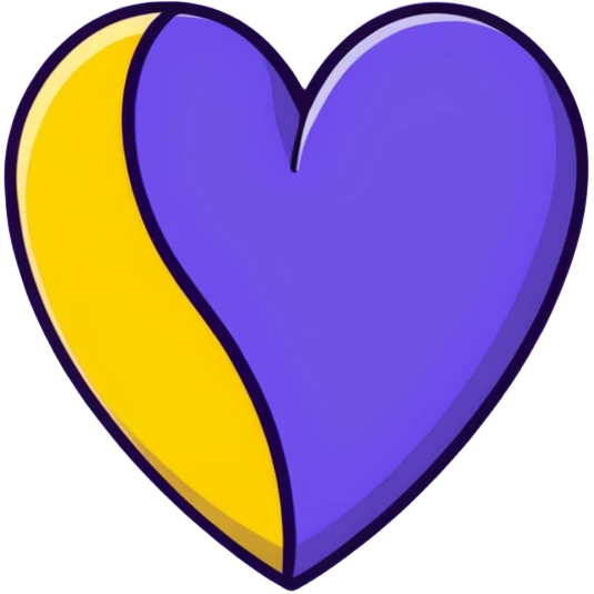 purple heart emoji