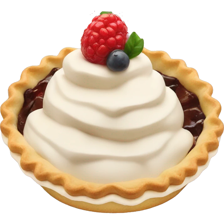 Creamy pie emoji