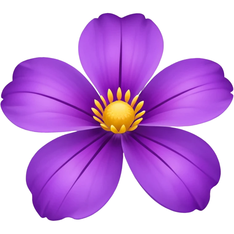 Purple flower emoji