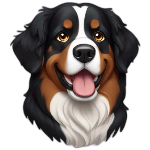 bernese mountain dog emoji
