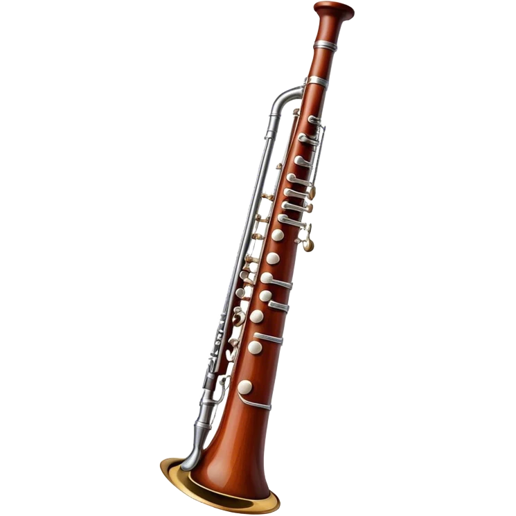 Straight bassoon with a bocal emoji