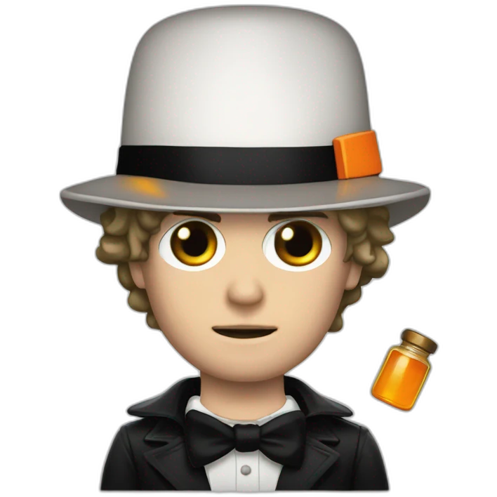 A clockwork orange emoji