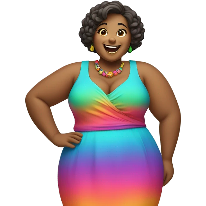 Fat lady emoji