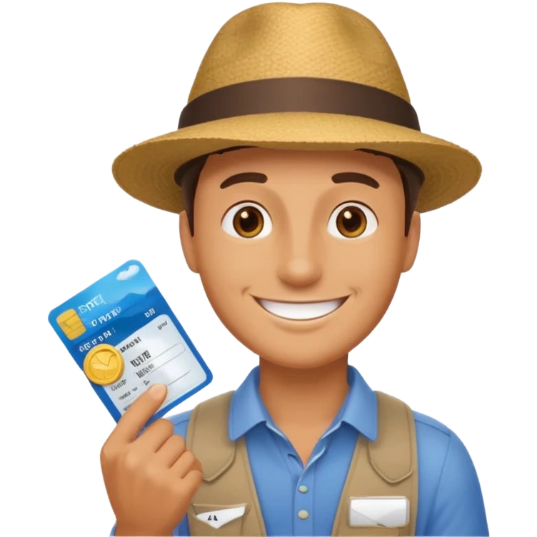 I will buy the flight ticket man emoji