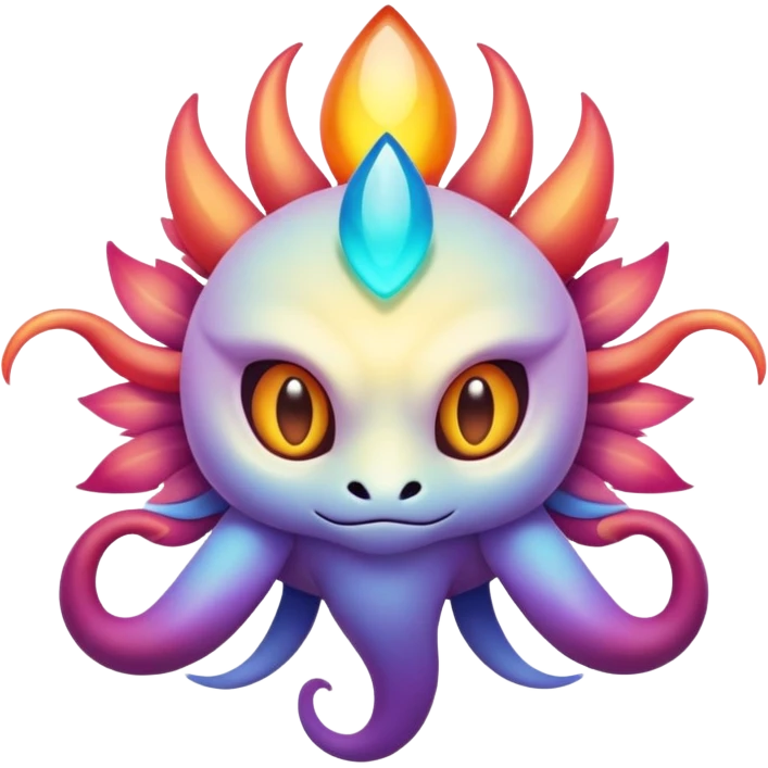 Epic divine complex detailed gradients aesthetic-scenery-Fakémon-creature emoji