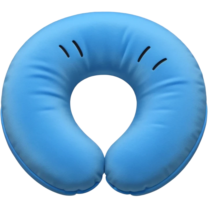blue Travel Neck Pillow emoji