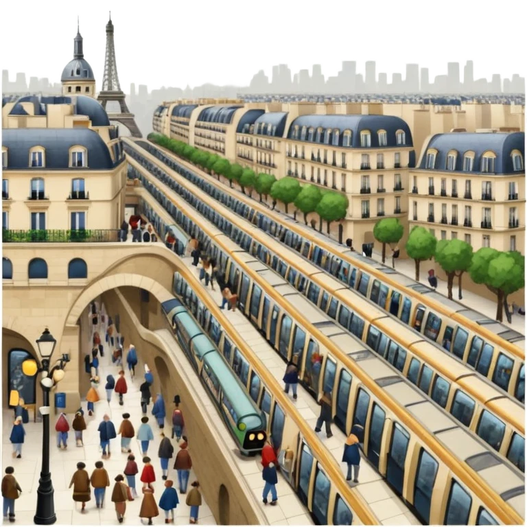 Typical wrote METRO you Can find in Paris  emoji