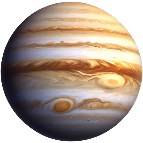 Realistic planet Jupiter  emoji