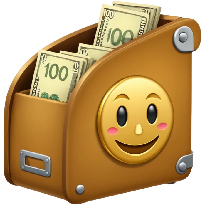 ordner mit der aufschrift "€100.000" emoji