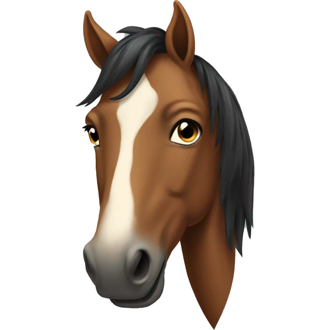 Horse with head  emoji