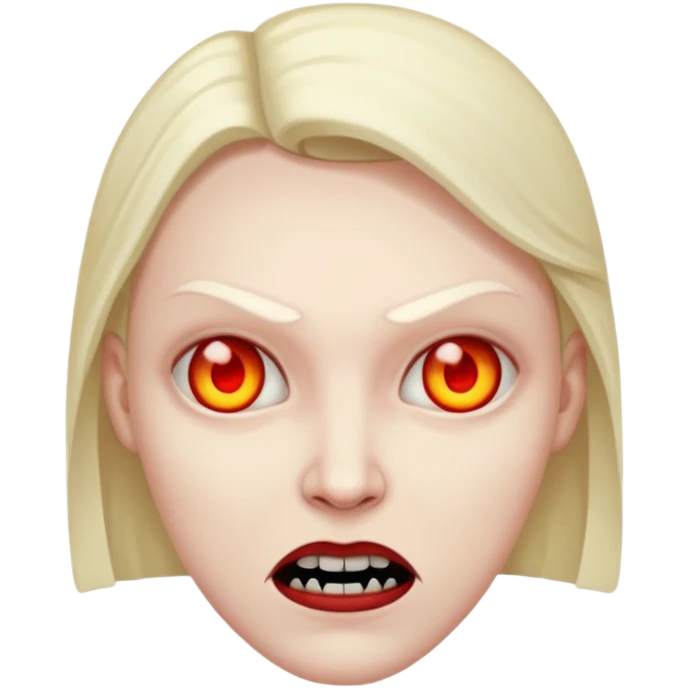 A evil face emoji