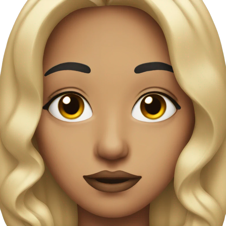 Face with makeup emoji
