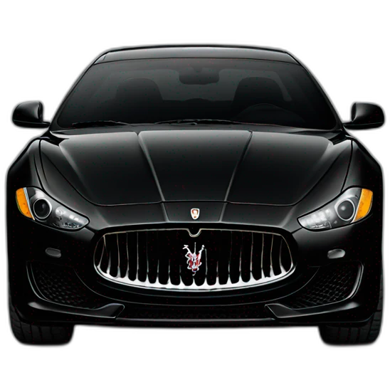 black color maserati emoji