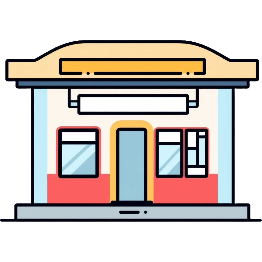 train station emoji