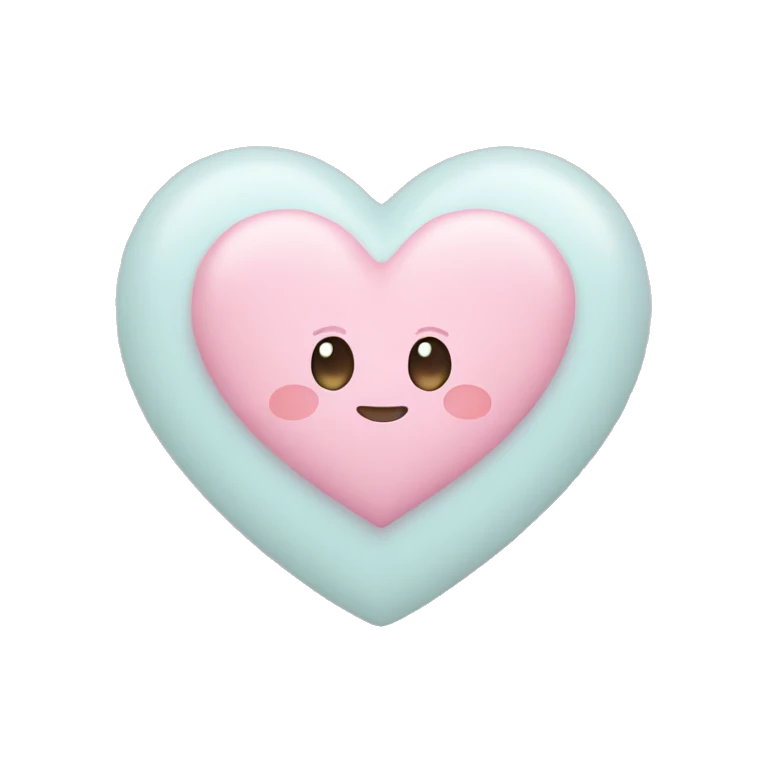 Pastel heart  emoji