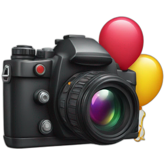 balloons camera emoji