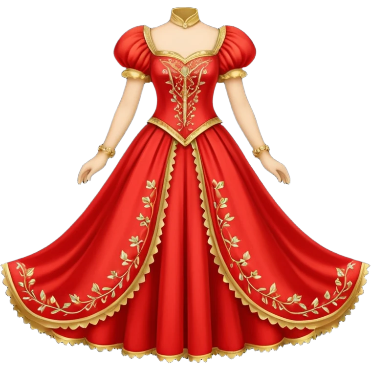 Fairy Tale Costume including red emoji