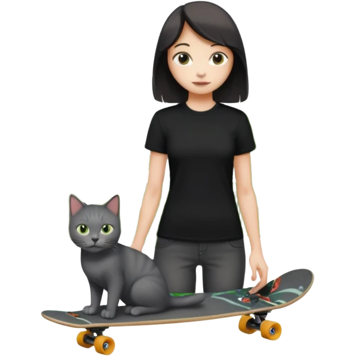 🛹🌿🖤👩🏽🐈 la ragazza piu con pelle choara emoji