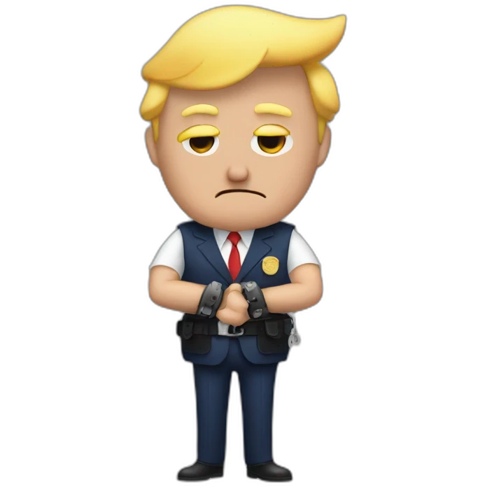 trump-in-handcuffs emoji