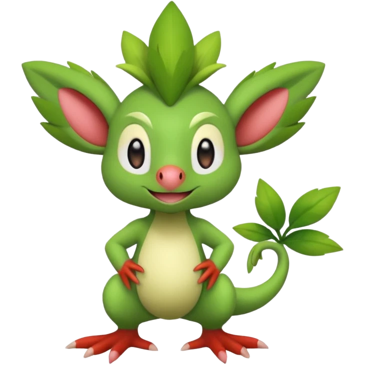 Fey Toony Sprigatito-Grookey-Grovyle-Shaymin-fusion-hybrid emoji